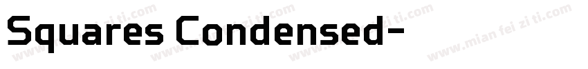 Squares Condensed字体转换